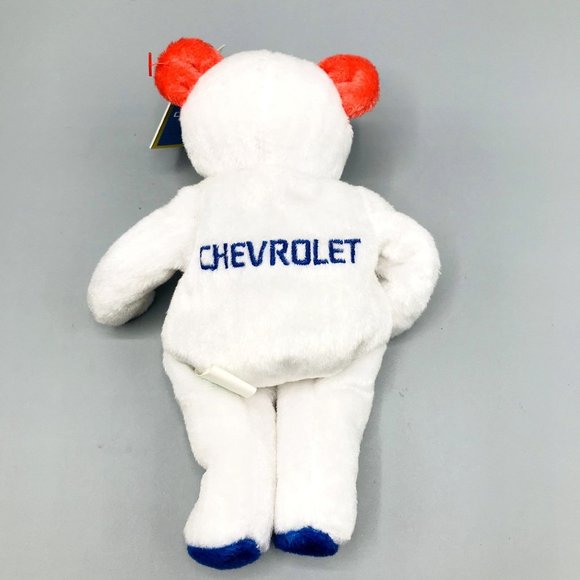 Chevrolet Salvino's Bammers Plush Bear Red White Blue - Picture 2 of 7